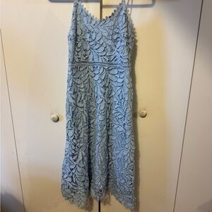 Guess Light Blue Lace Dress